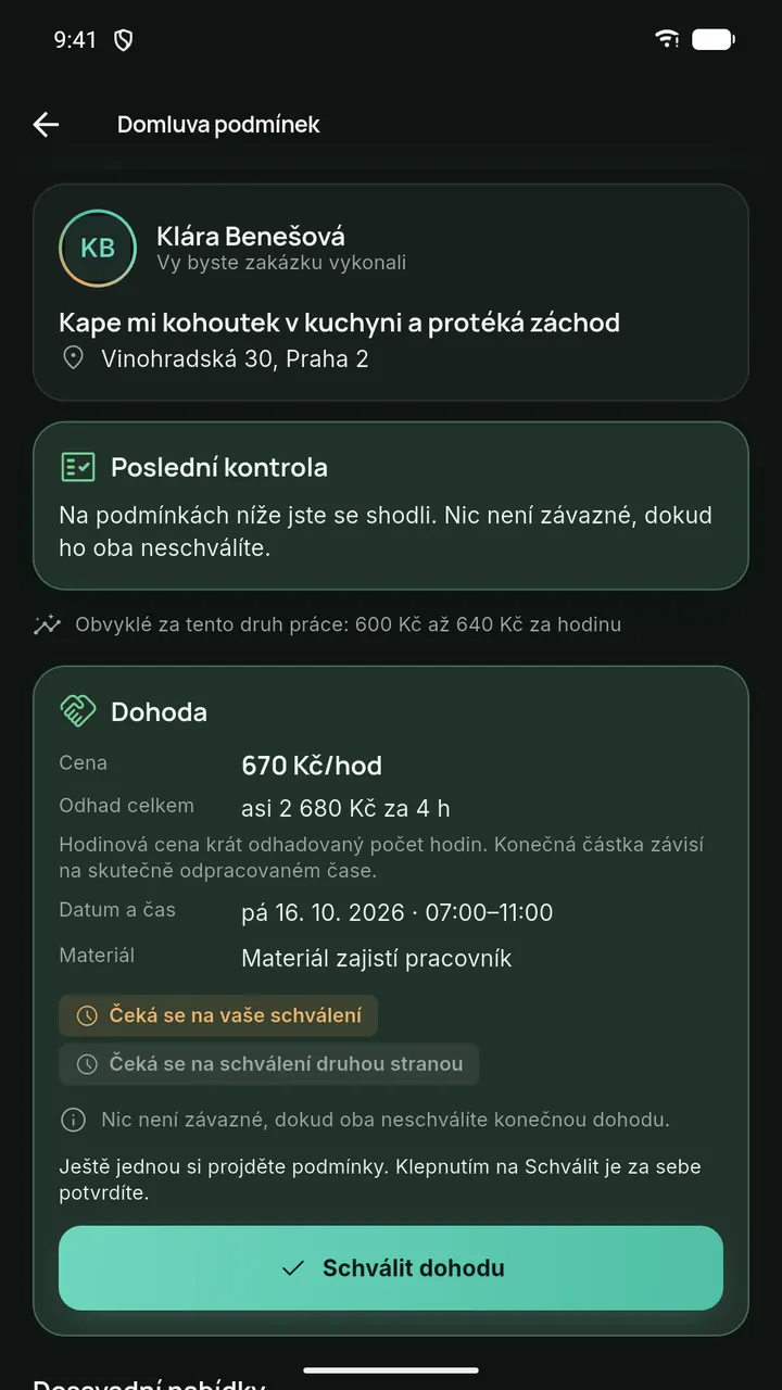 Dohoda černé na bílém
