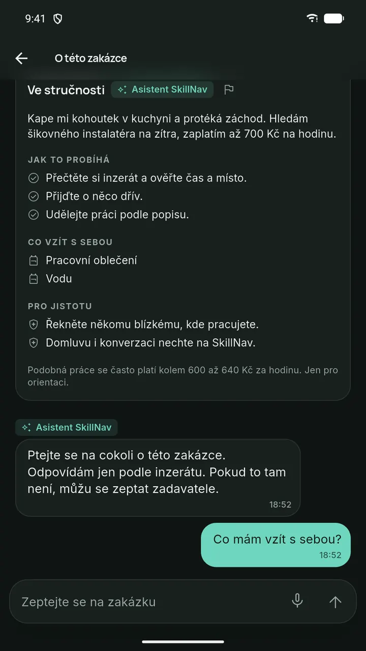 Zeptejte se, než vyrazíte