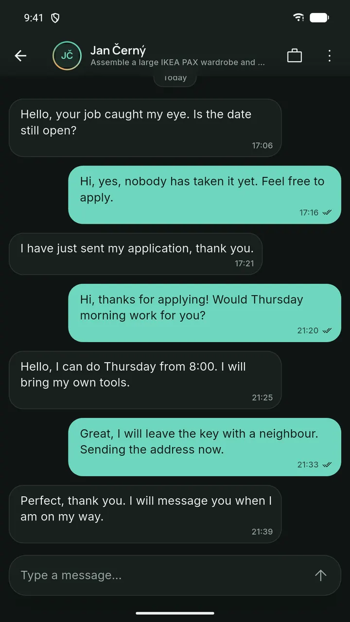 Agree the details in chat